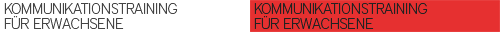 Kommunikationstraining für Erwachsene